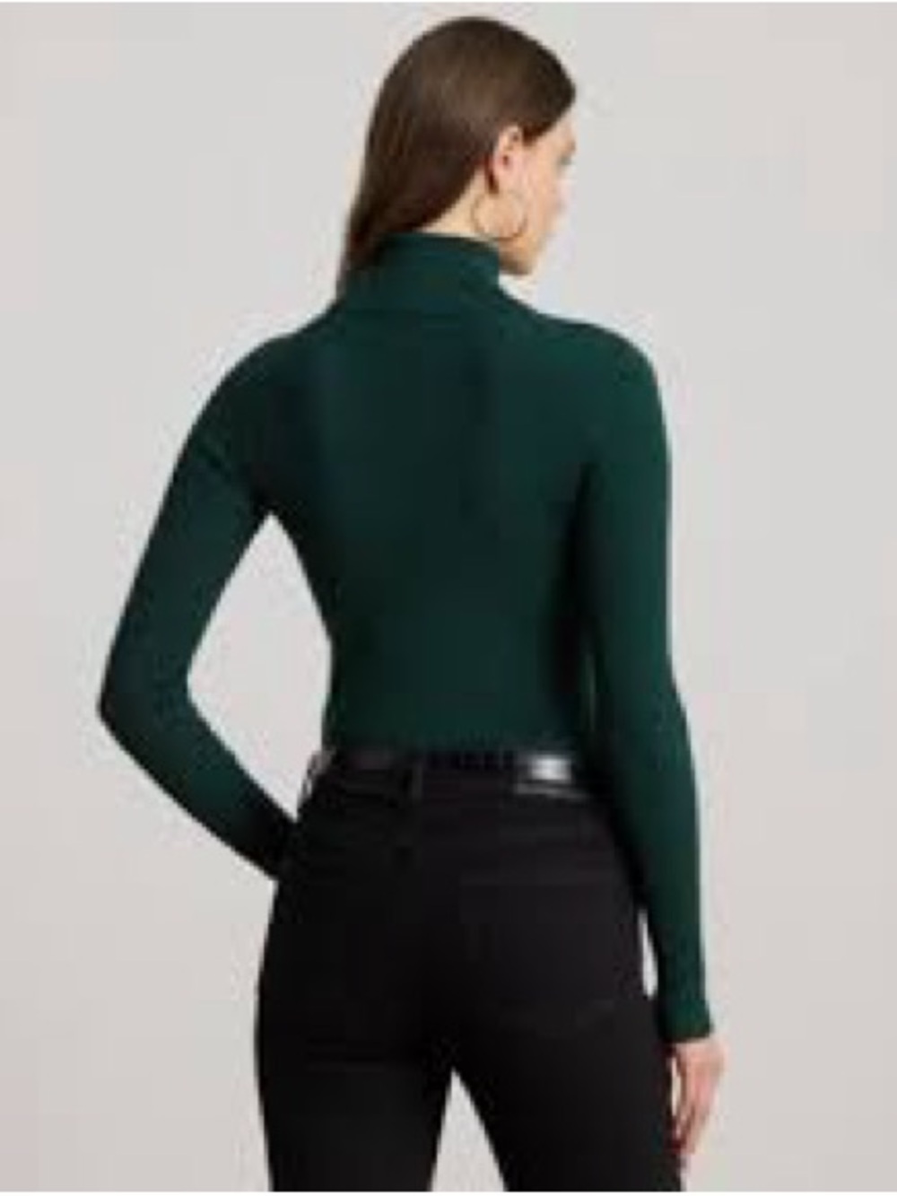 Vintage! RALPH LAUREN SPORT Green turtleneck!